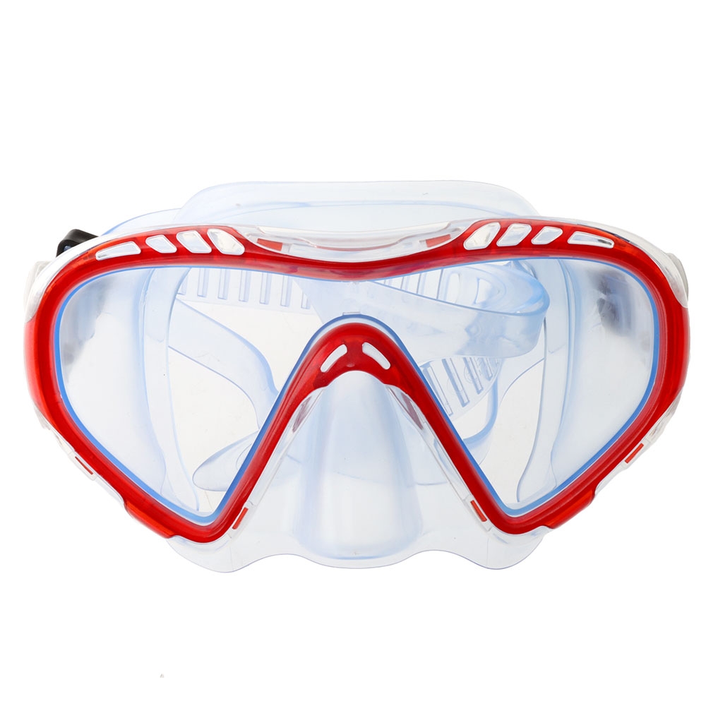 Hydro-Swim Clear Sea Youth Dive Mask and Snorkel Set Red