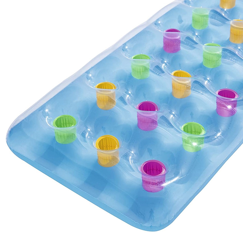 Bestway Inflatable Lilo Pool Float Blue 1.88m x 71cm