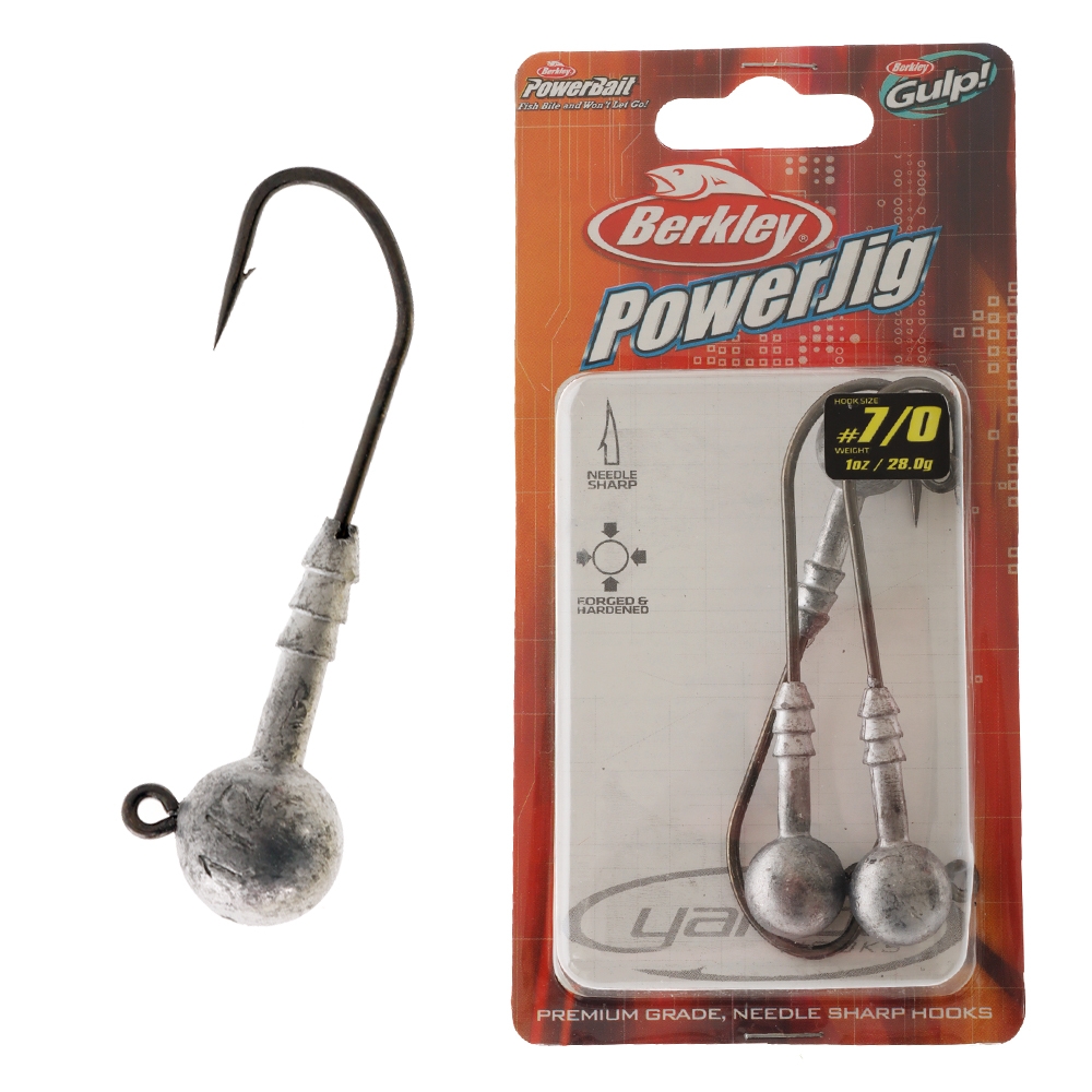 Berkley PowerJig Ball Jig Heads 7/0 1oz Qty 3