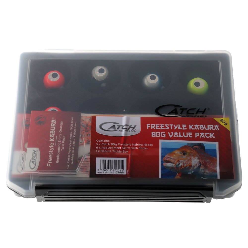 Catch Kabura Value Pack with Tackle Box 80g