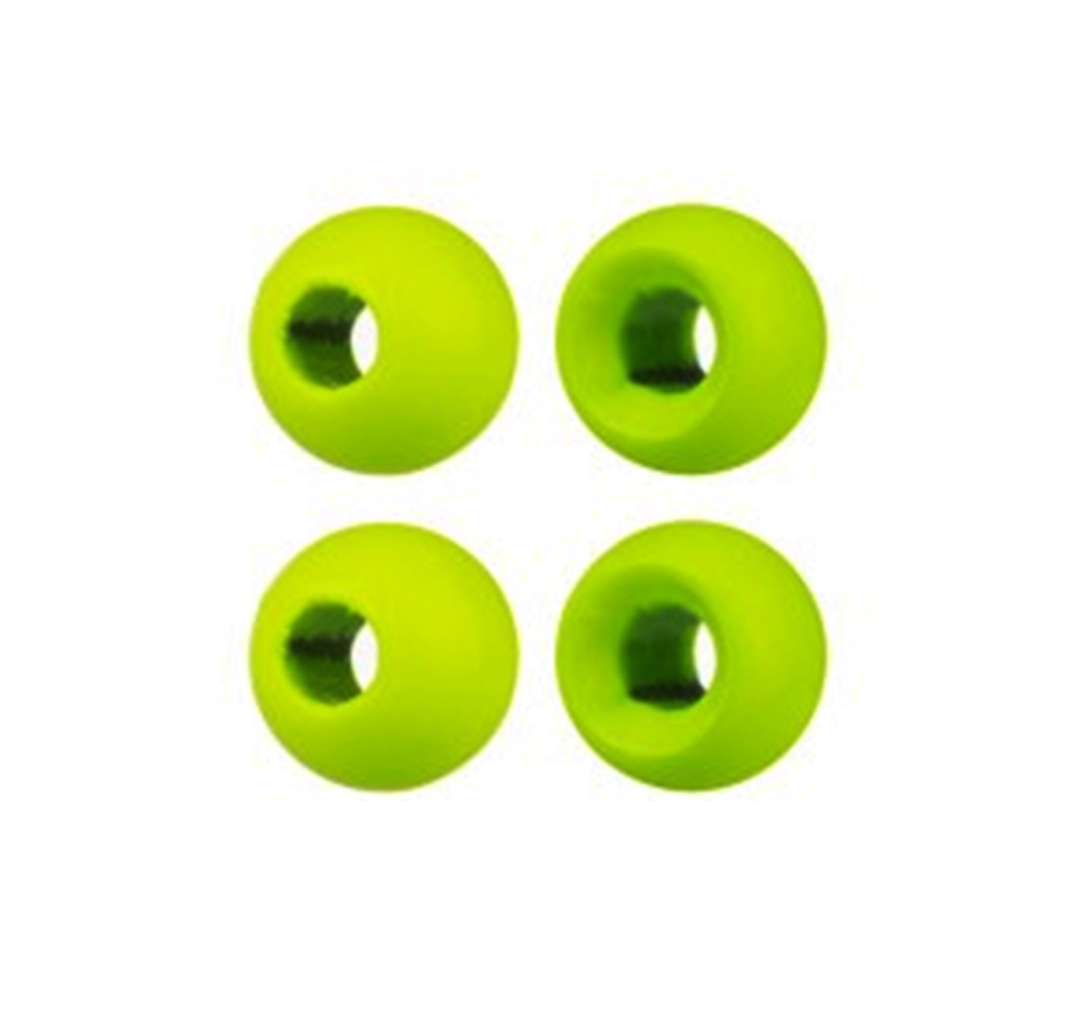 Wapsi Metallic Cyclops Beadsb 4mm Fluoro Chartreuse