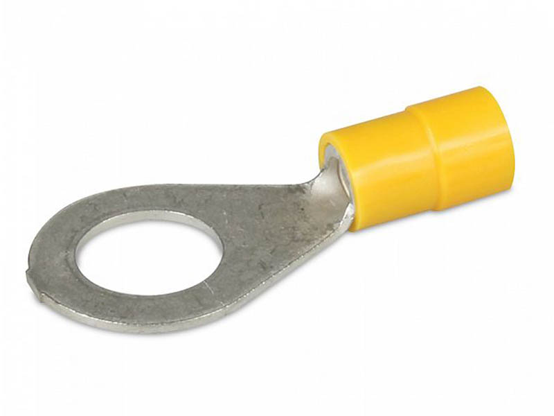 Hella Marine Eye Crimp Terminal - Yellow 9.5mm Qty 100