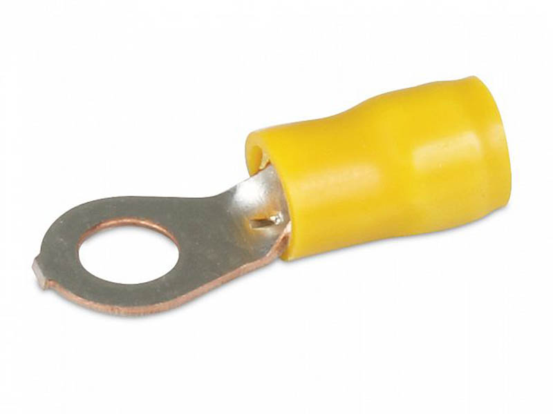 Hella Marine Eye Crimp Terminal - Yellow 5mm Qty 100