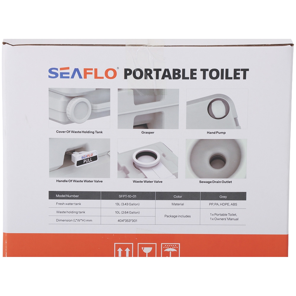 Seaflo Portable Toilet 10L