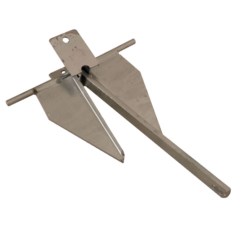 Danforth Galvanised Anchor Pack 4kg with 3m Chain / 23m Rope