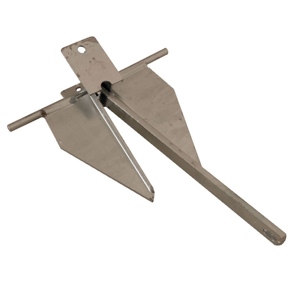 Danforth Galvanised Anchor Pack 6kg with 6m Chain / 50m Rope