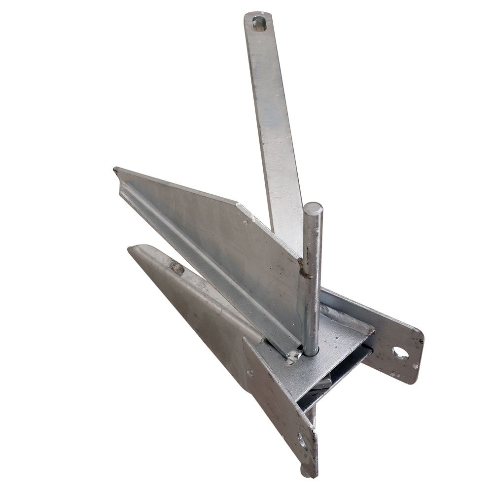 Danforth Galvanised Anchor Pack 6kg with 6m Chain / 50m Rope