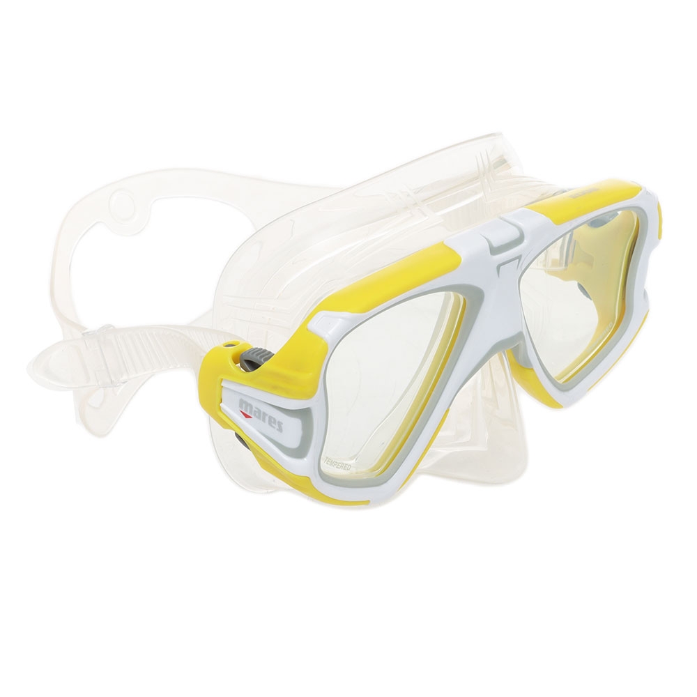 Mares Edge Dive Mask Yellow/White/Grey/Clear
