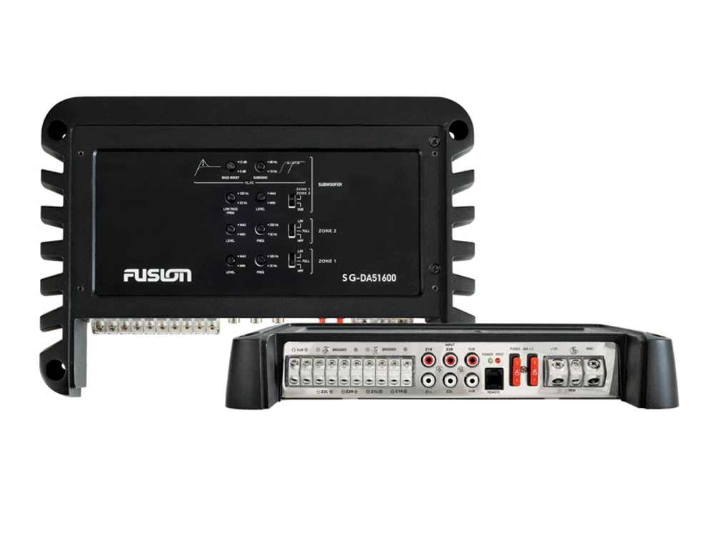 Fusion SG-DA51600 Signature Series 5-Channel Marine Amplifier 1600w Fusion SG-DA51600 Signature Series 5-Channel Marine Amplifier 1600w