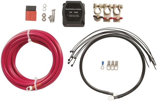 Powertech Dual Battery Isolator Kit 12V 140A