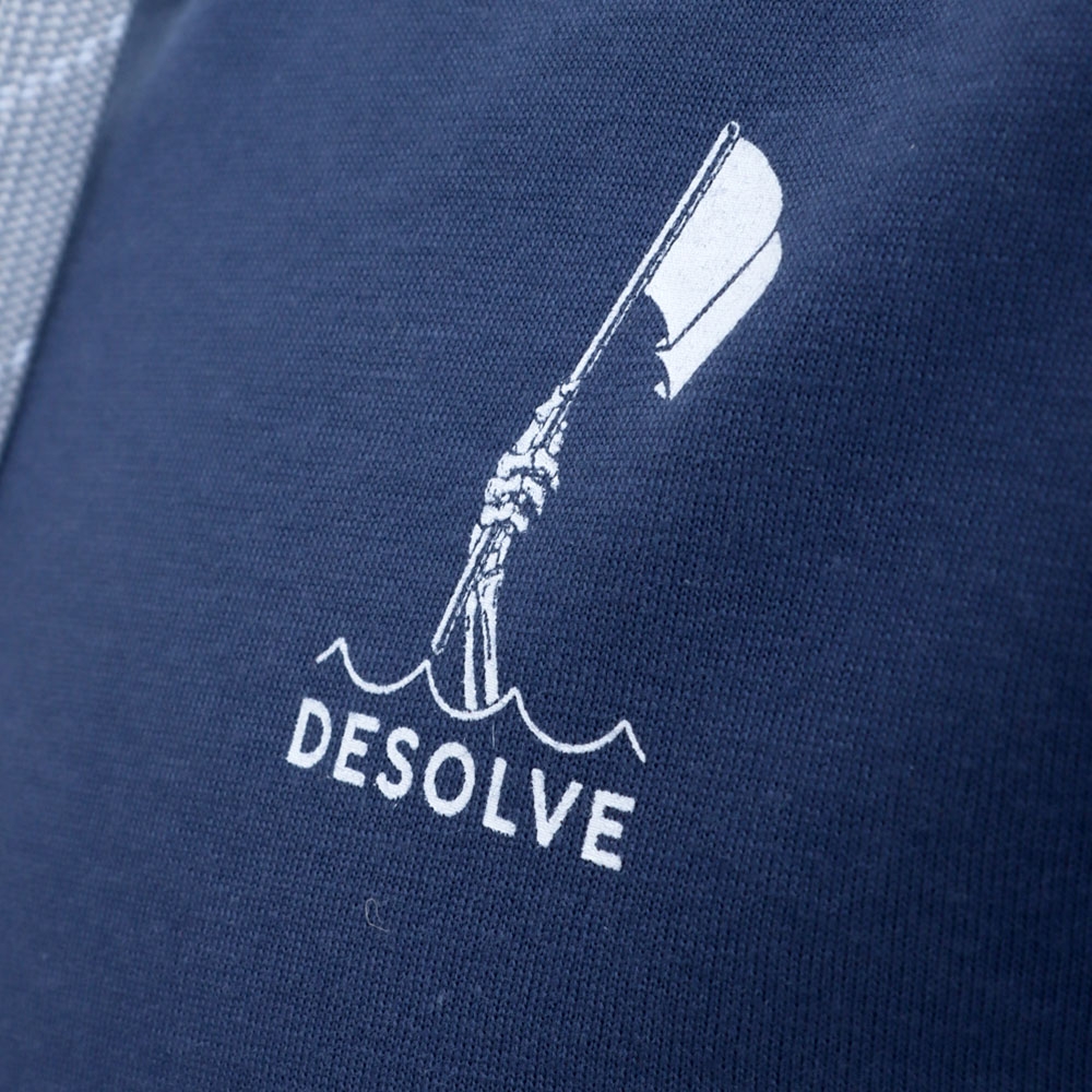 Desolve Coward Mens Hoodie Blue Marle UPF50+ M