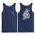 Desolve Sink or Swim Mens Singlet Navy S