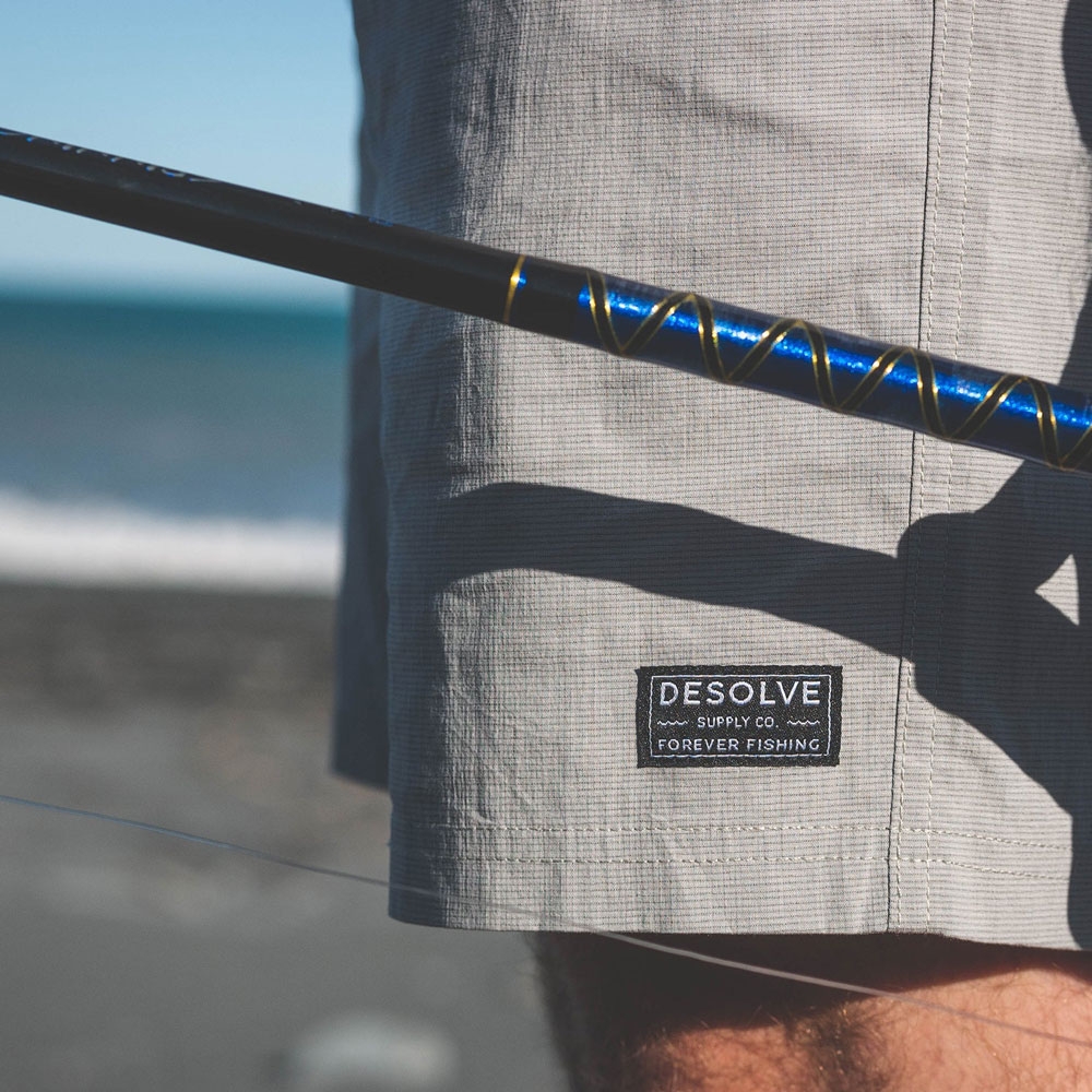 Desolve Dock Quick Dry Mens Shorts Cement XS