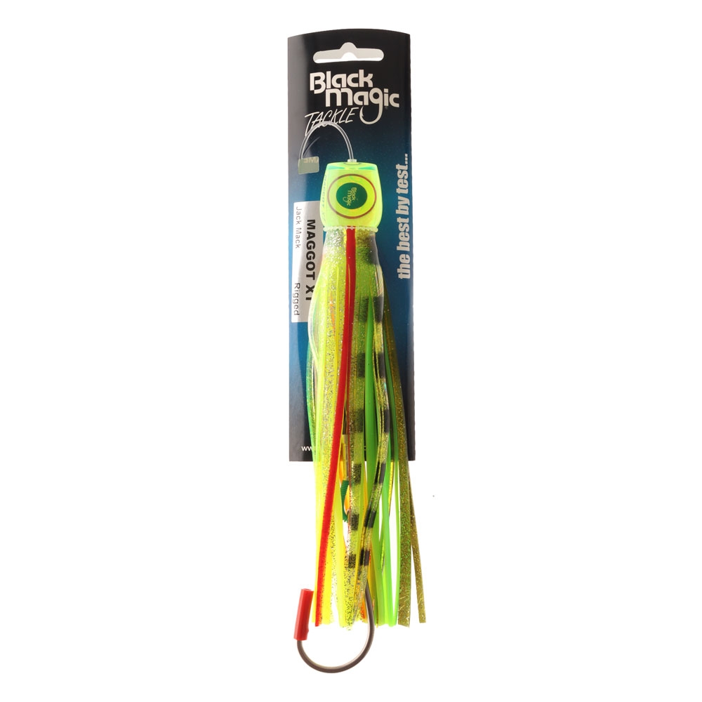 Black Magic Maggot XT Rigged Game Lure 200mm Jack Mack