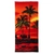 Red Sky Beach Towel