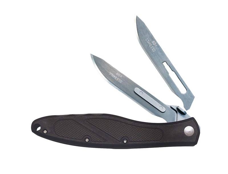 Havalon Piranta-Z Folding Knife 7cm Black