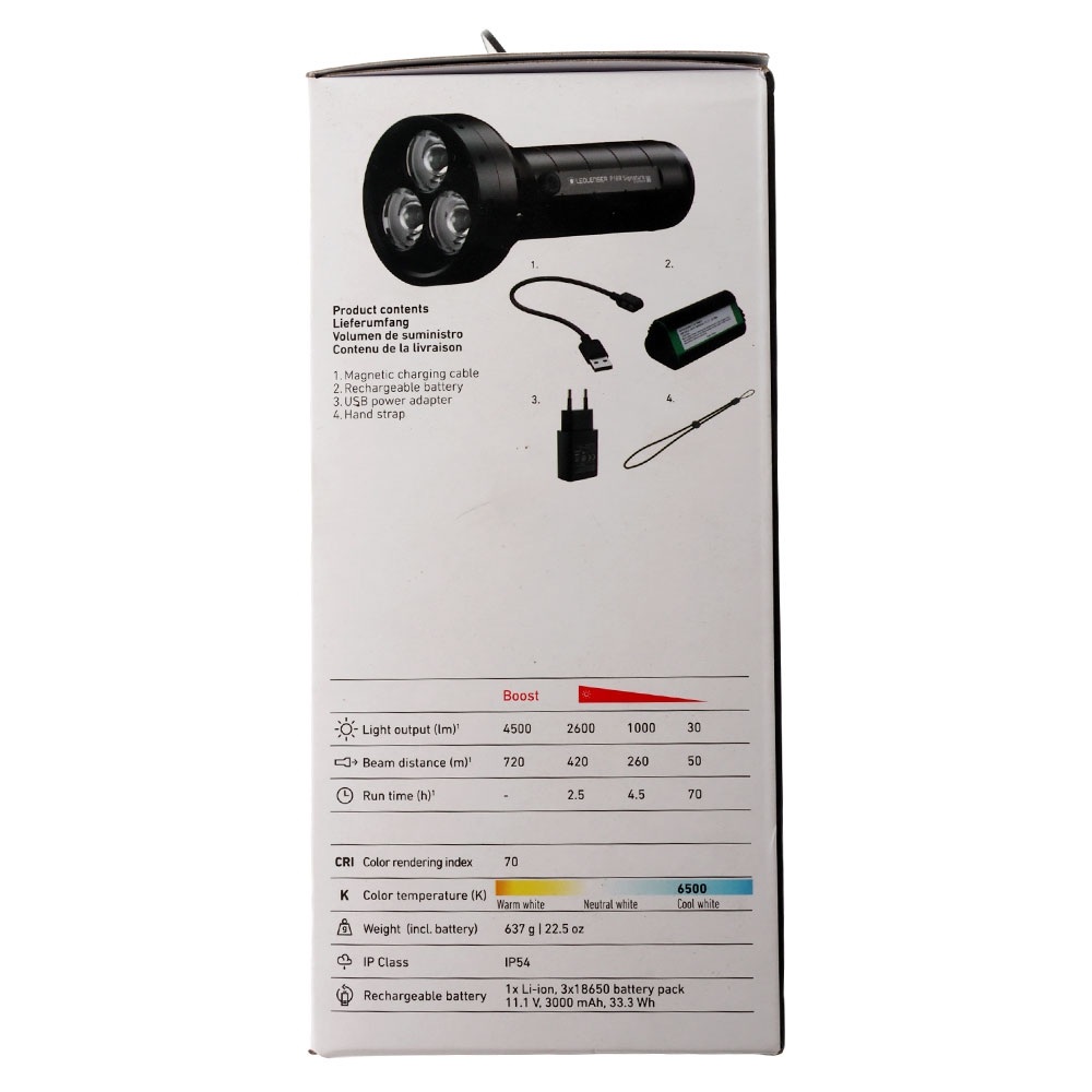 Ledlenser P18R Signature X-Lens Rechargeable Torch 4500lm