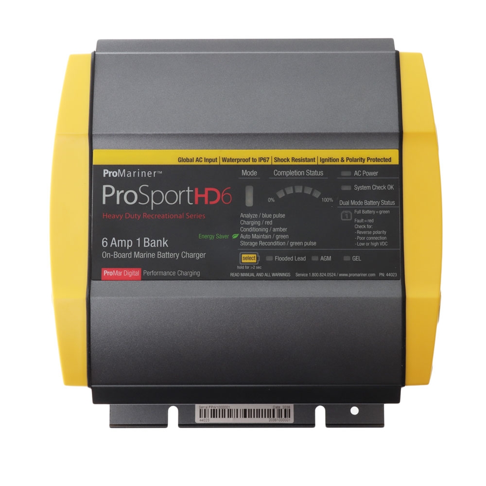 ProMariner ProSportHD 6 Marine Battery Charger 12V 6A