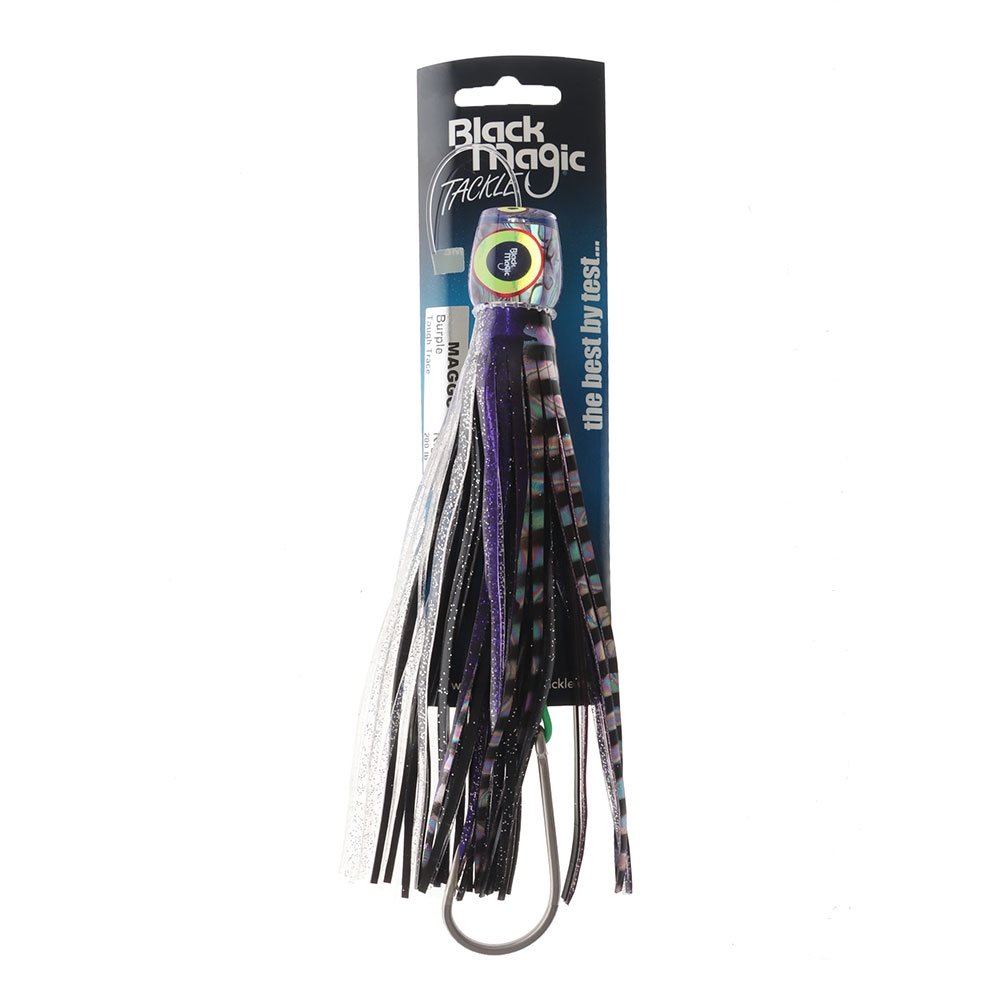 Black Magic Maggot XT Rigged Game Lure 200mm Burple