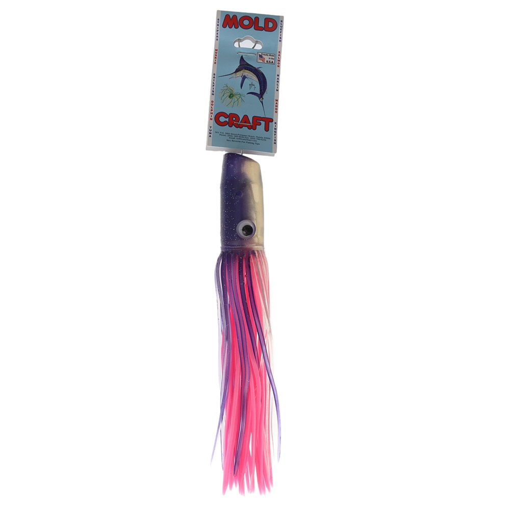 Mold Craft Standard Bobby Brown Special Game Lure 24.13cm Unrigged Purple/Silver/Pink
