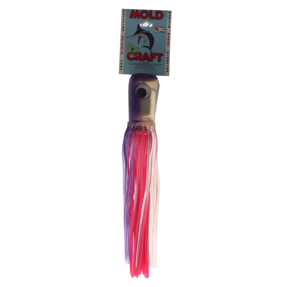 Mold Craft Senior Super Chugger Game Lure 29cm Purple/Silver/Pink