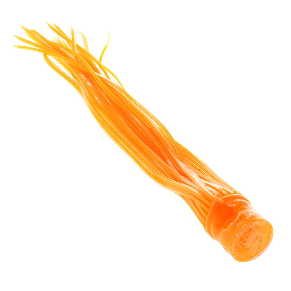 Mold Craft Senior Game Lure Replacement Skirt 203.2mm Fire Orange