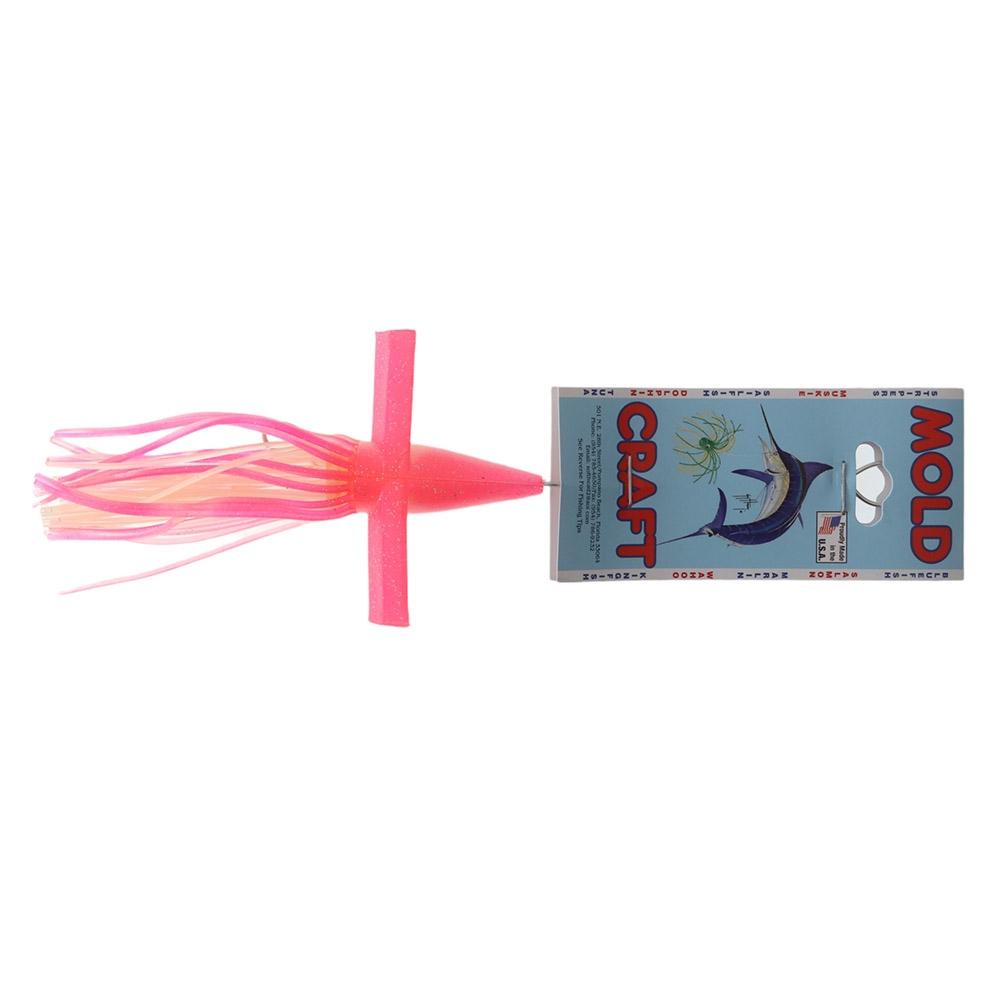 Mold Craft Little Soft Bird Teaser Lure 11.43cm Pink/White