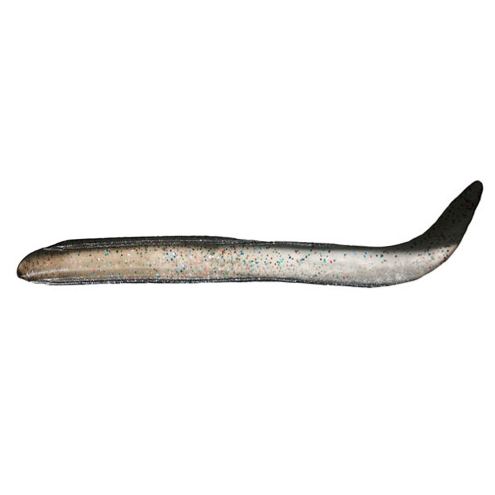 Mold Craft Reel Eel Soft Bait 178mm Black/Silver