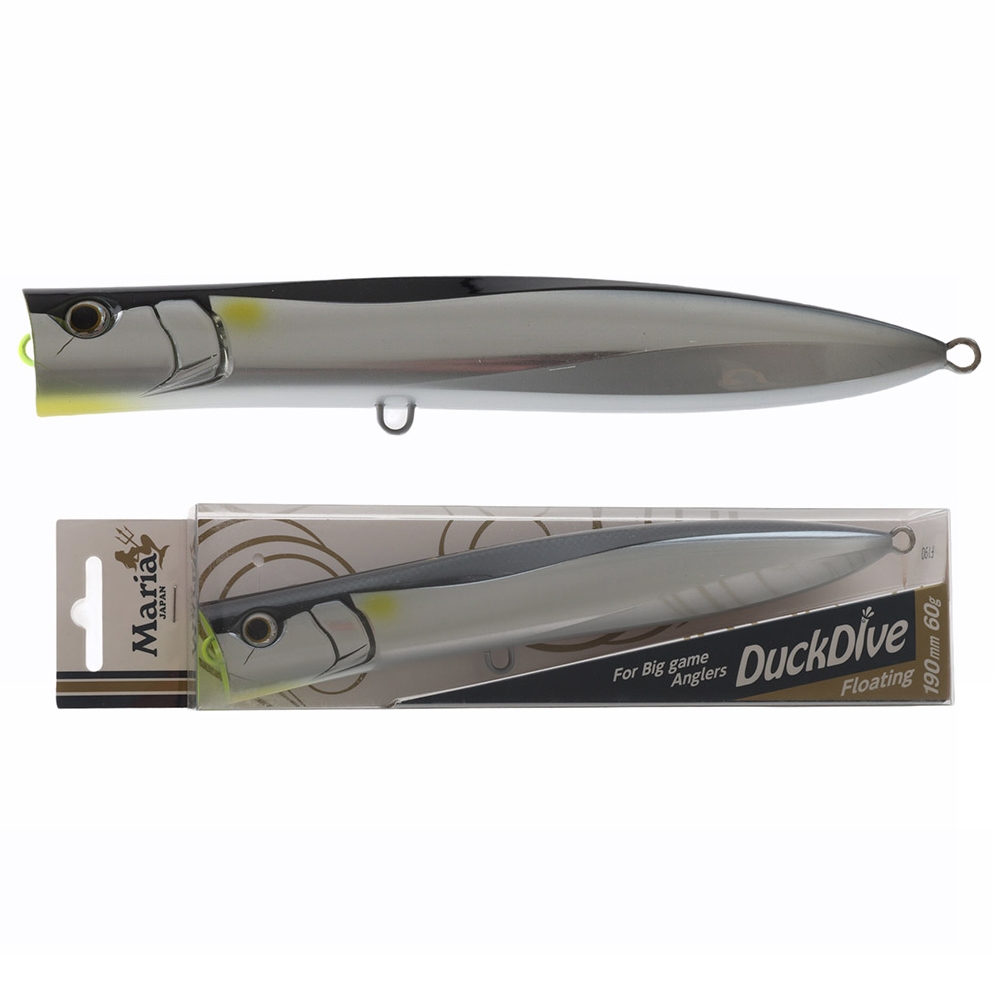 Maria DuckDive Slim Popper Lure 190mm 60g Sanma