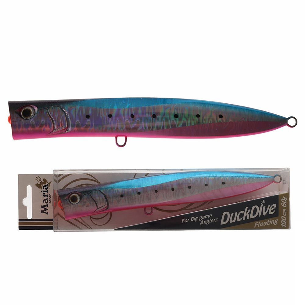Maria DuckDive Slim Popper Lure 190mm 60g Bullpin Sardine