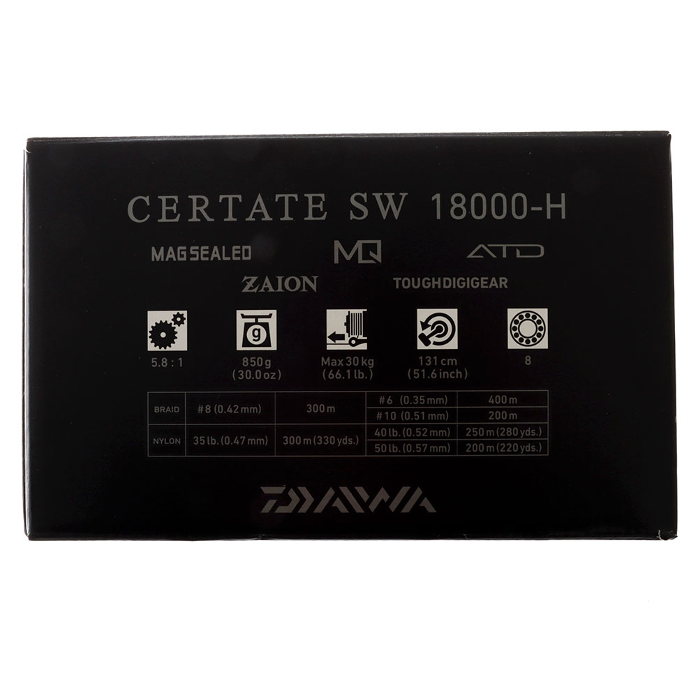 Daiwa 21 Certate SW 18000-H Spinning Reel
