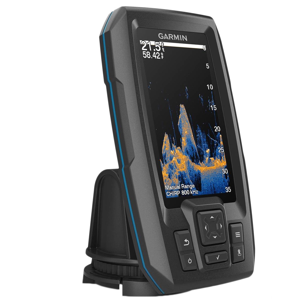 Garmin STRIKER Vivid 4cv CHIRP ClearVu Fishfinder with GT20-TM Transducer - Returned Unit