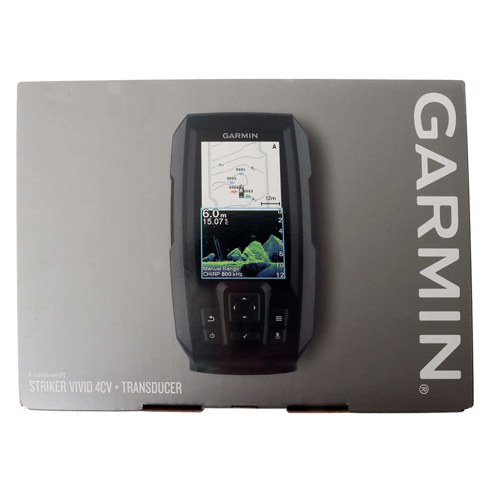 Garmin STRIKER Vivid 4cv CHIRP ClearVu Fishfinder with GT20-TM Transducer - Returned Unit