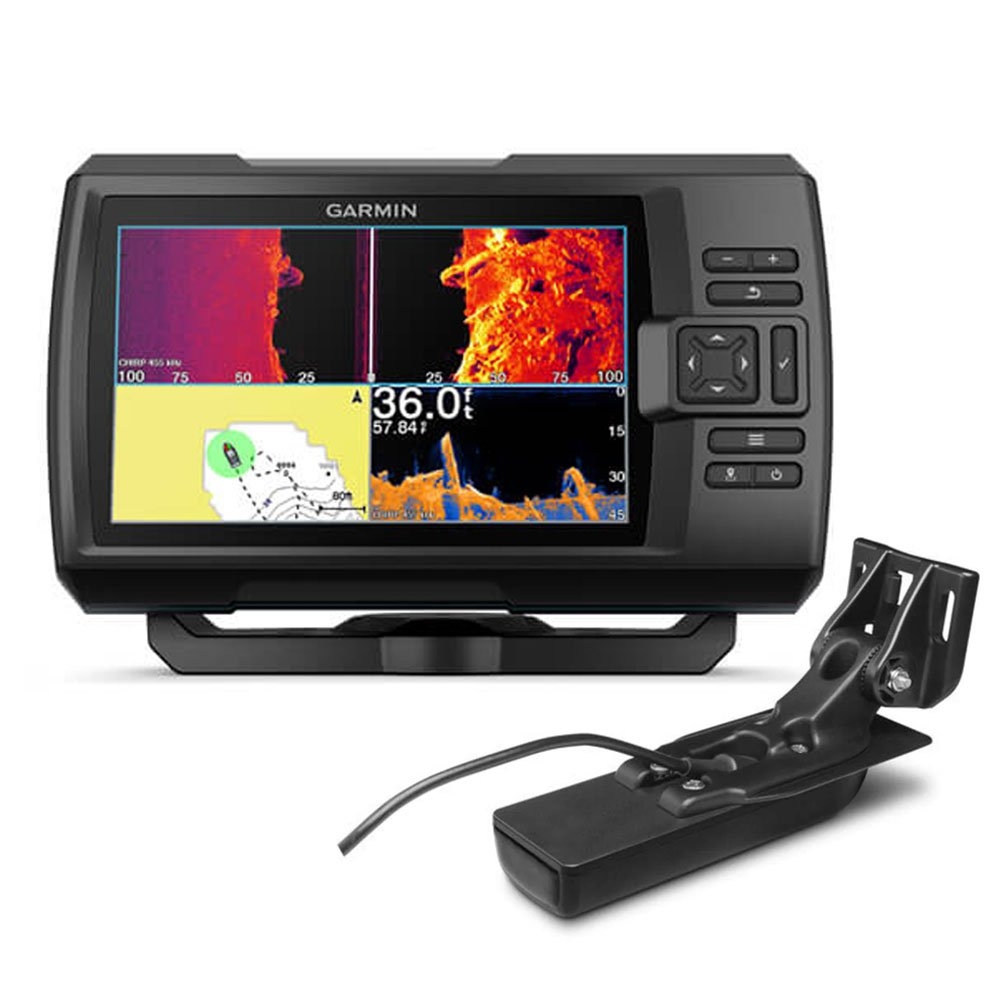 Garmin STRIKER Vivid 7sv CHIRP ClearVu SideVu Fishfinder with GT52HW-TM Transducer - Returned Unit