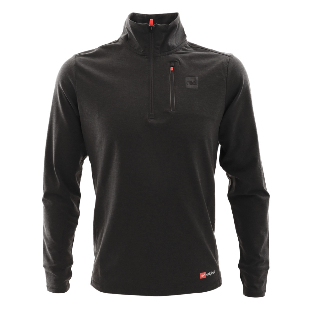 Red Original Performance Mens Longsleeve Shirt Grey M