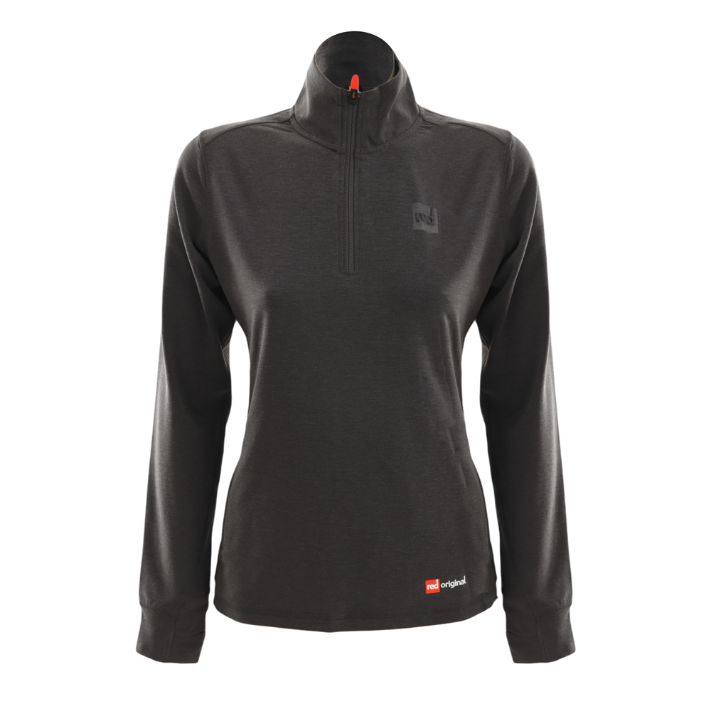 Red Original Performance Womens Longsleeve Shirt Grey M