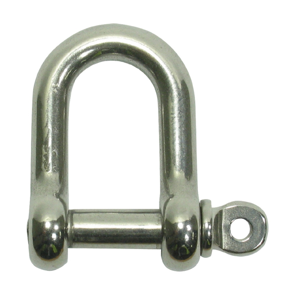 BLA Standard Stainless Steel 'D' Shackle 6mm