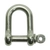 BLA Standard Stainless Steel 'D' Shackle 4mm Qty 10