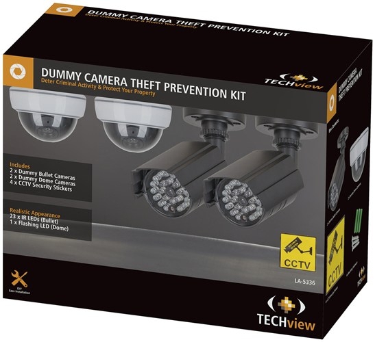 Techview Dummy Camera Theft Prevention Kit