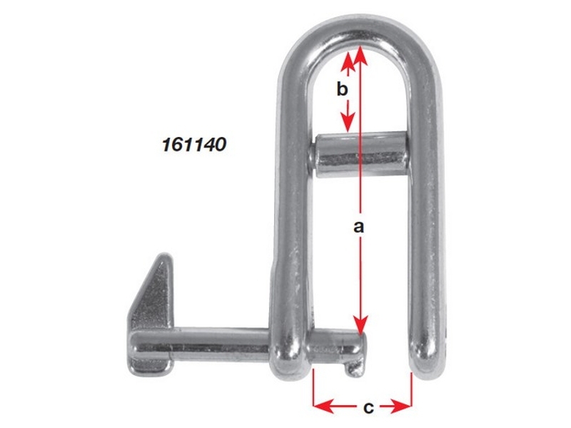 BLA Stainless Steel Quick Release Halyard Shackles - 6mm