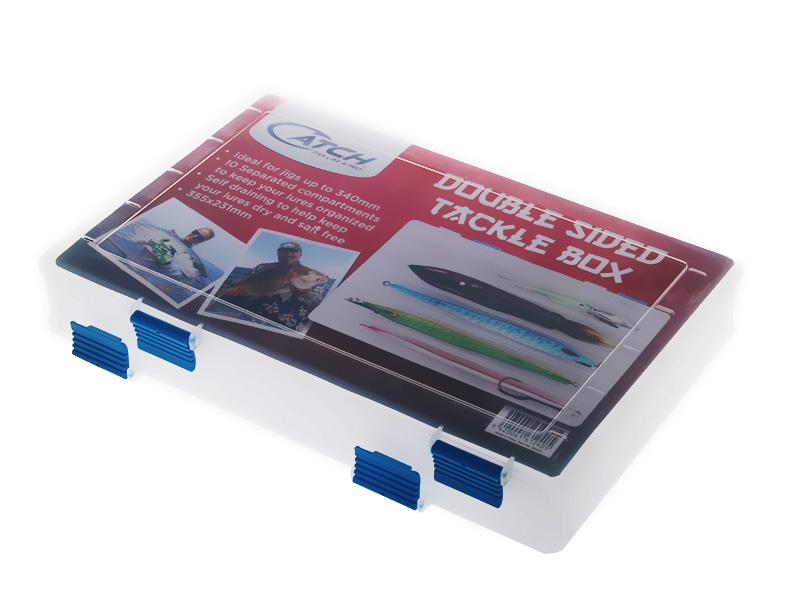 Catch Double Sided Jig Tackle Box 355 x 231mm
