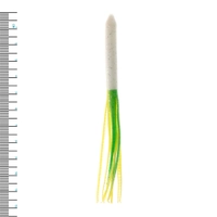 Needlefish Skirt 11cm Green/Yellow Qty 10 Thumbnail Needlefish Skirt 11cm Green/Yellow Qty 10