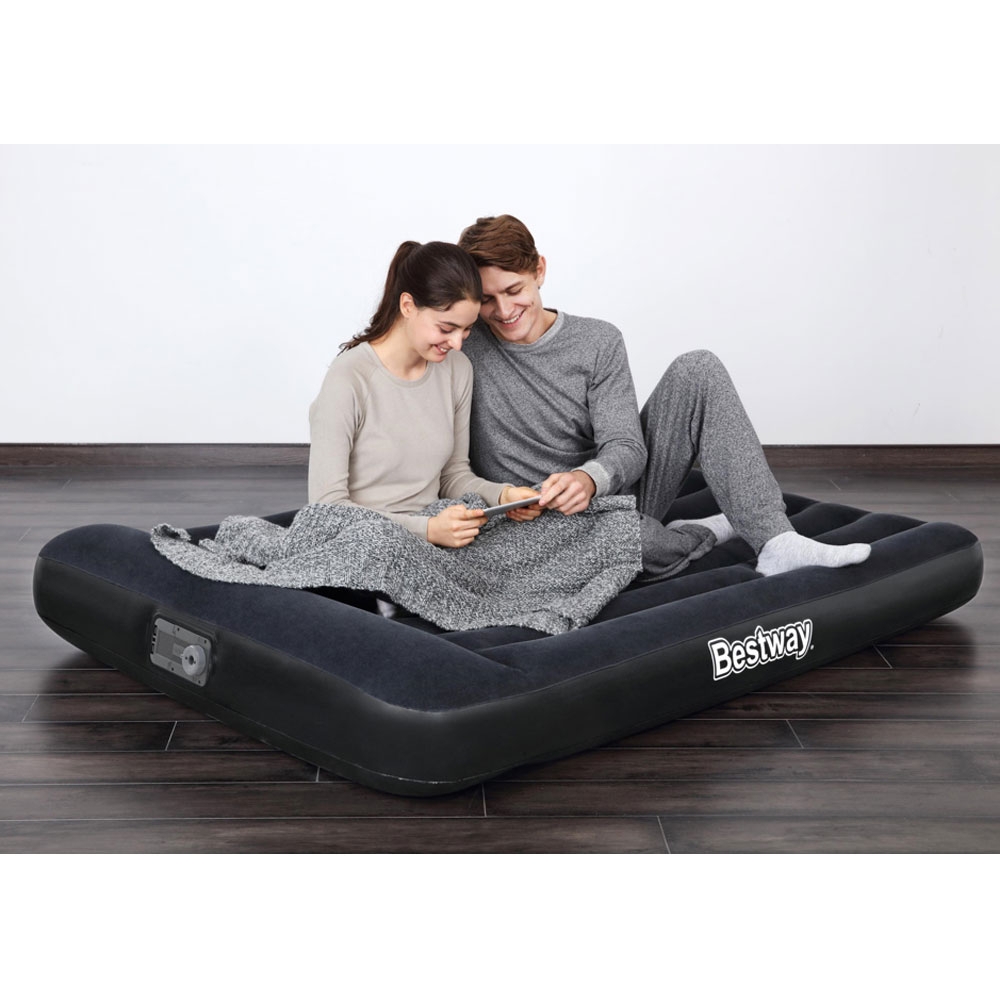 Bestway Tritech Double Airbed with Built-in AC Pump
