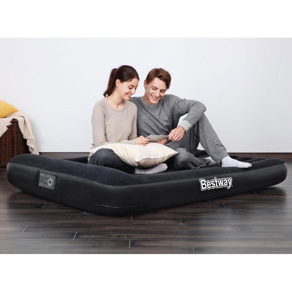 Bestway Tritech Double Airbed with Built-in AC Pump