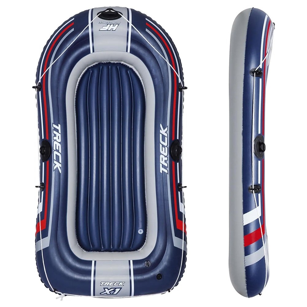 Hydro-Force Treck X1 2-Person Inflatable Boat Pack with Oars and Pump 7ft 5inch