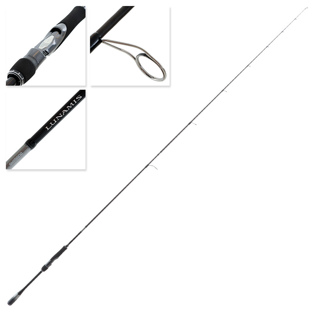Shimano Lunamis S80M Spinning Rod 8ft PE0.8-2 2pc
