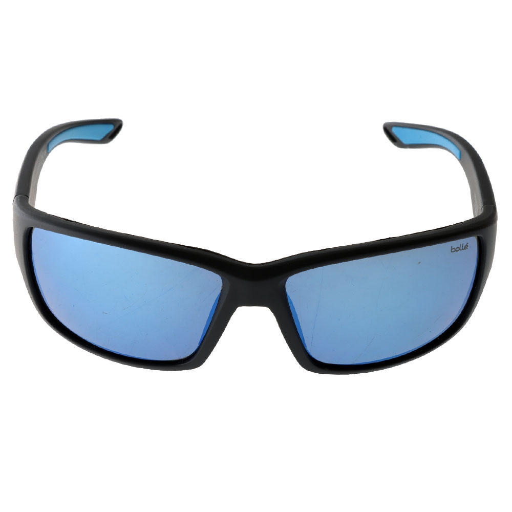 Bolle Kayman Offshore Blue Polarised Sunglasses Black/Blue Matte