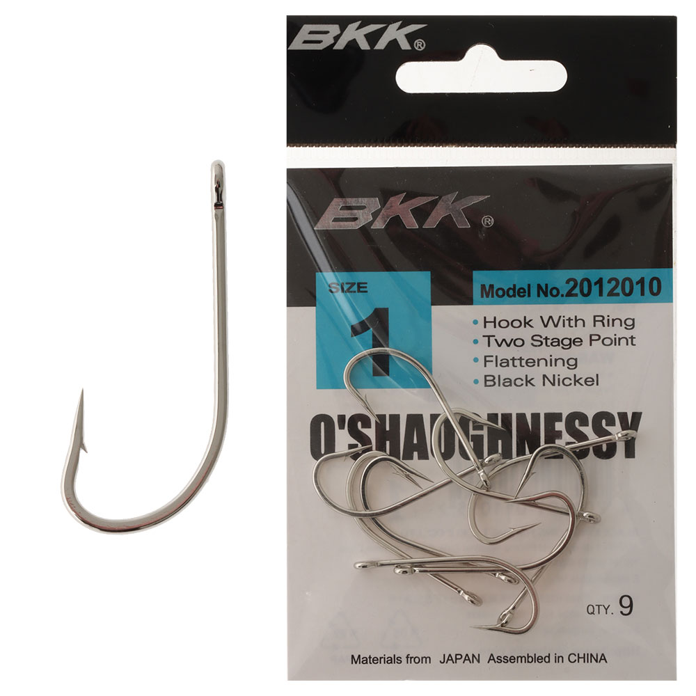 BKK O'Shaughnessy-R Bait Hooks Size 1 Qty 9