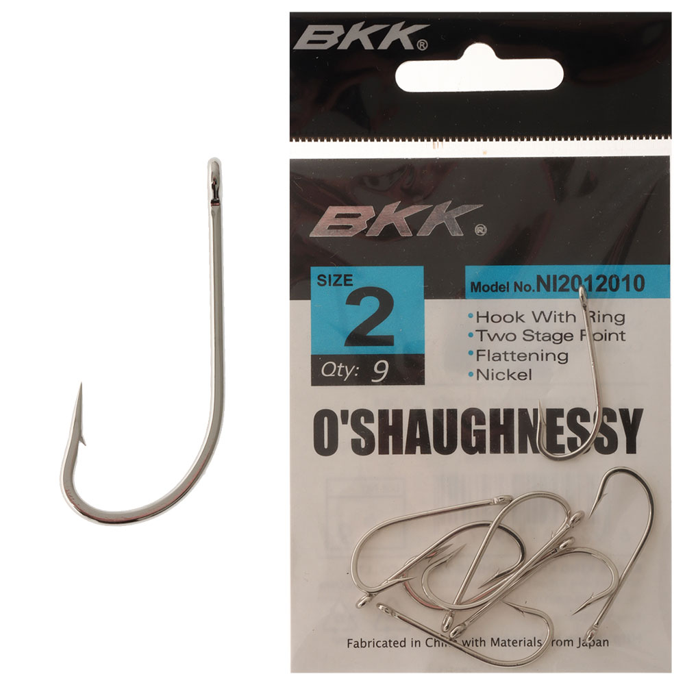BKK O'Shaughnessy-R Bait Hooks Size 2 Qty 9