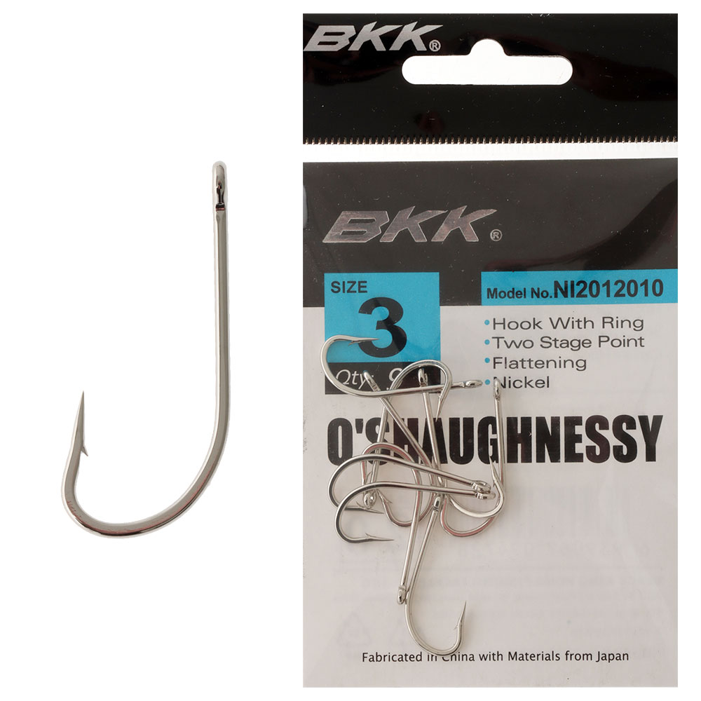 BKK O'Shaughnessy-R Bait Hooks Size 3 Qty 9